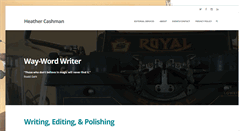 Desktop Screenshot of heathercashman.com