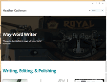 Tablet Screenshot of heathercashman.com